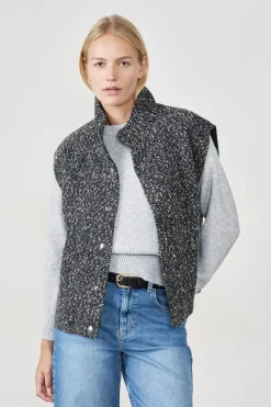 Sale ETAM Chaqueta sin mangas GRIS