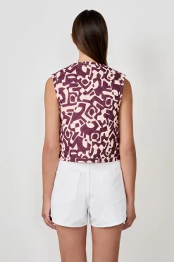 New ETAM Chaqueta sin mangas estampada ESTAMPADO
