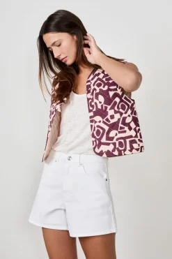 New ETAM Chaqueta sin mangas estampada ESTAMPADO