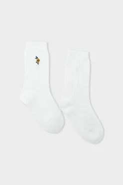 Outlet ETAM Chaussettes à motifs ECRU