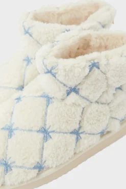 Discount ETAM Chaussons bottines avec fausse fourrure ECRU