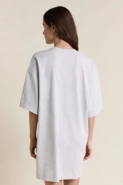 Hot ETAM Chemise de nuit en coton GRIS CLAIR
