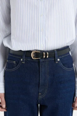 Clearance ETAM Cinturón de cuero NEGRO