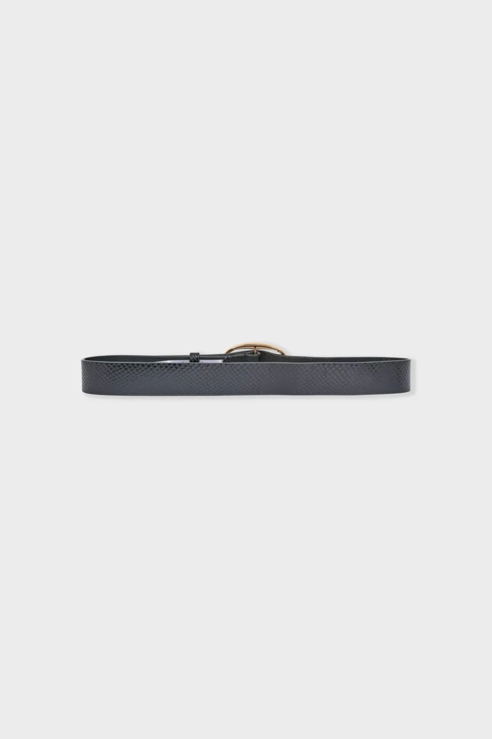 Clearance ETAM Cinturón de piel NEGRO