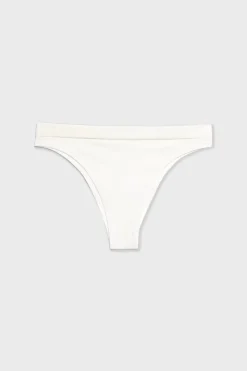 Discount ETAM Cómodo tanga de algodón CRUDO