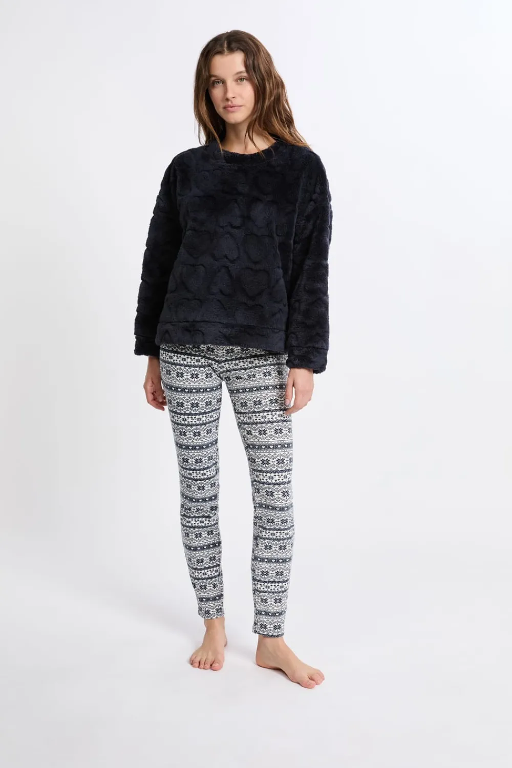 Sale ETAM Conjunto de pijama de 2 piezas con estampado MARINO