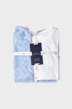 Best ETAM Conjunto de pijama de 3 piezas con estampado AZUL
