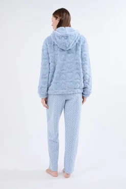 Best ETAM Conjunto de pijama de 3 piezas con estampado AZUL