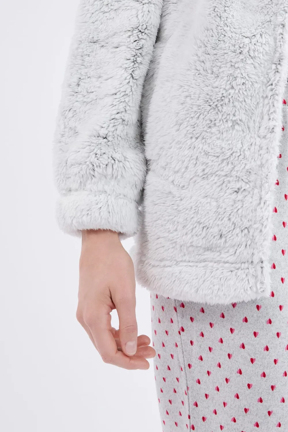 Discount ETAM Conjunto de pijama de 3 piezas GRIS