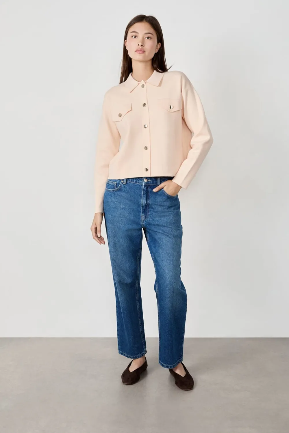 Sale ETAM Cárdigan con botones dorados BEIGE