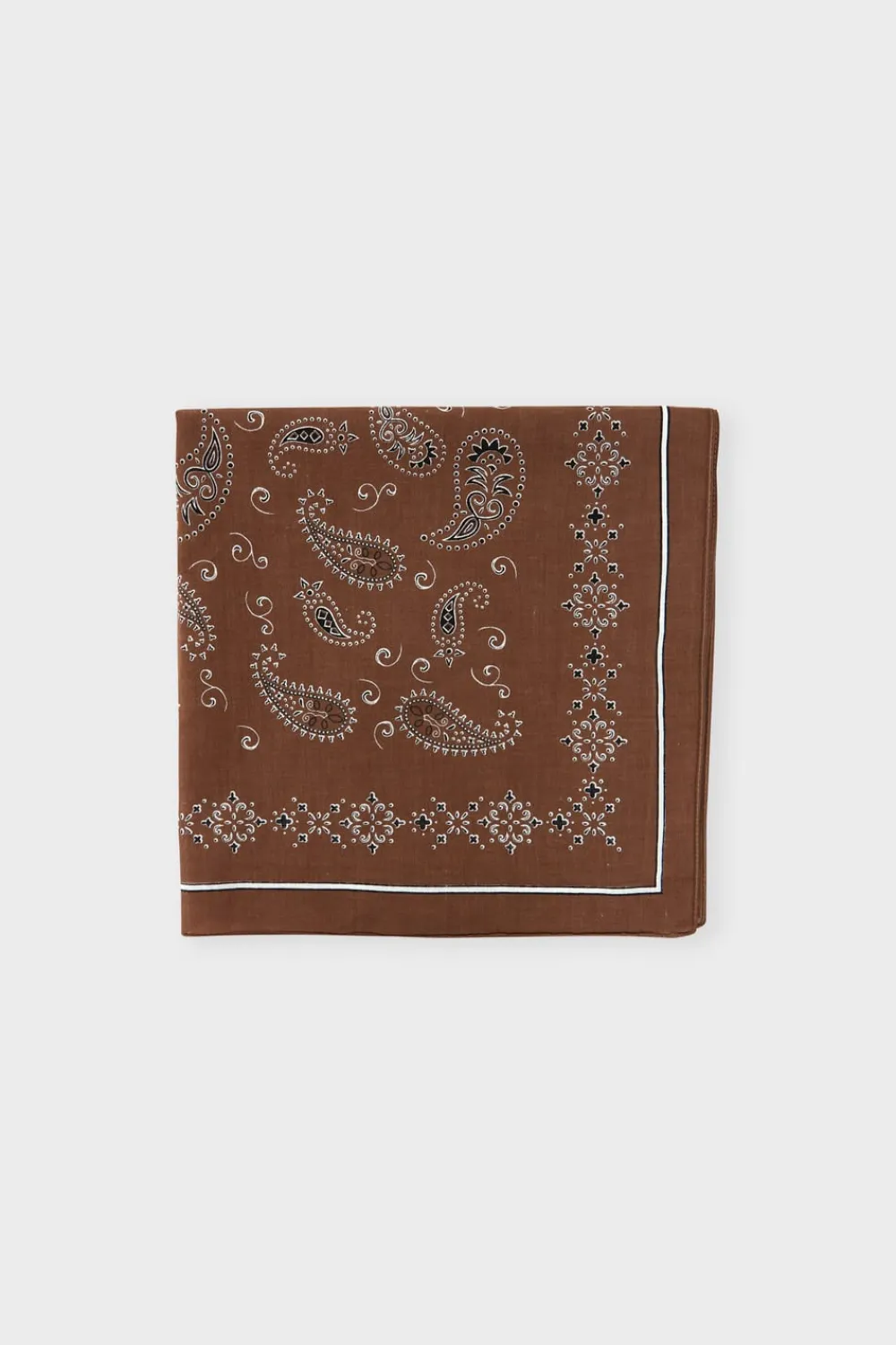 Discount ETAM Foulard estampado de algodón CHOCOLATE