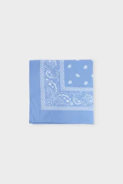 Discount ETAM Foulard estampado de algodón AZUL CLARO