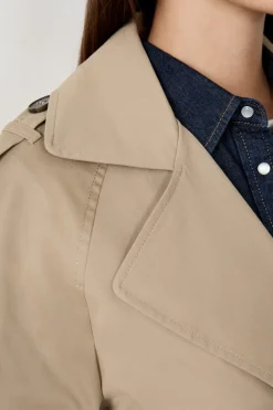 Best ETAM Gabardina larga con cinturón LISTO PARA TE&Ntilde;IR