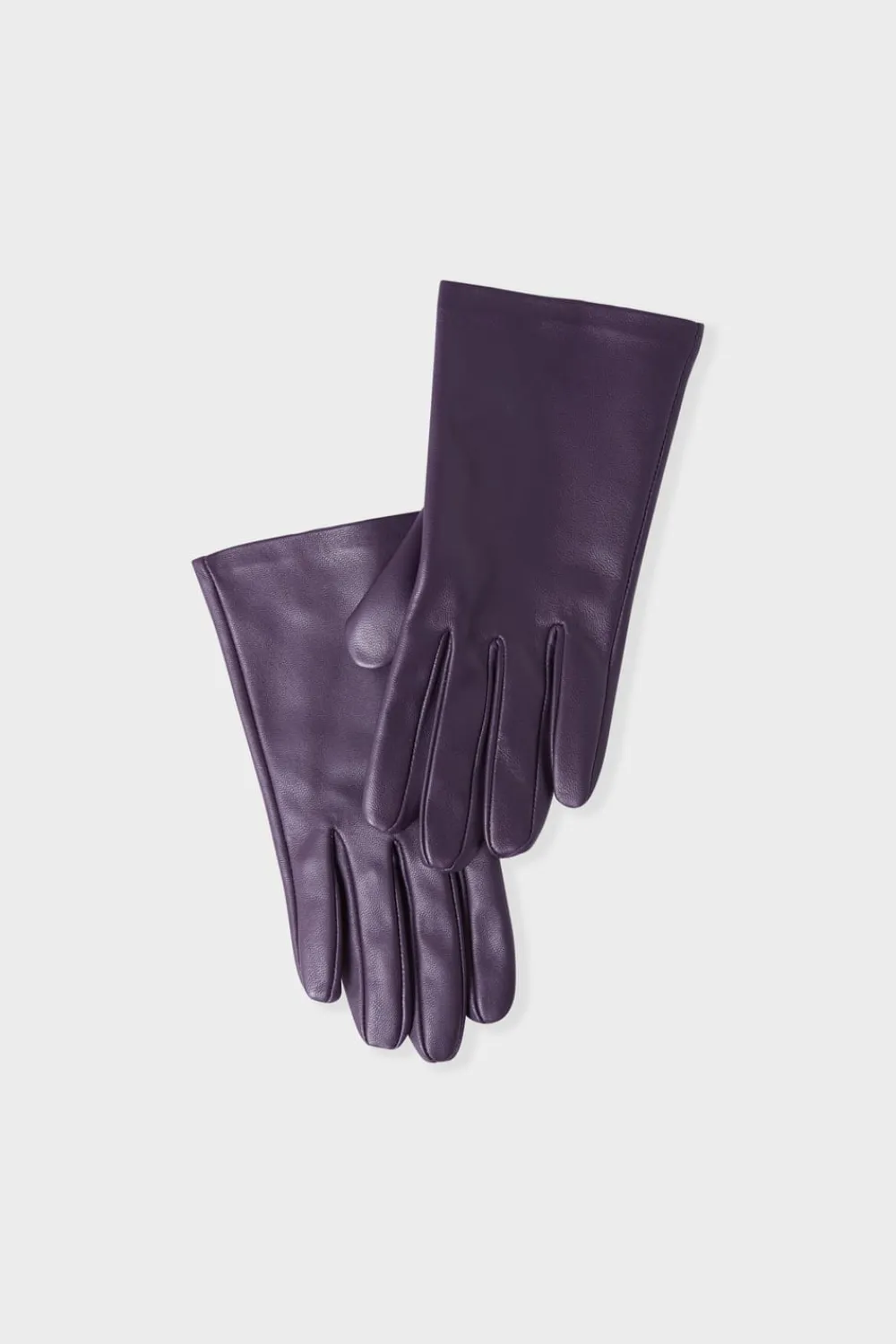 Best ETAM Guantes de cuero MORADO