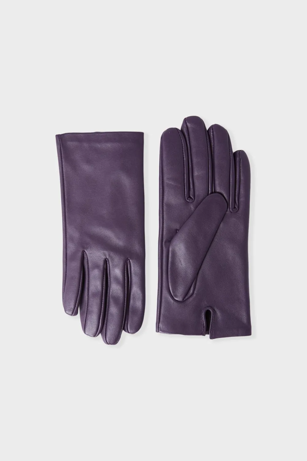 Best ETAM Guantes de cuero MORADO