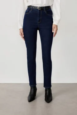 Discount ETAM Jeans slim AZUL NOCHE
