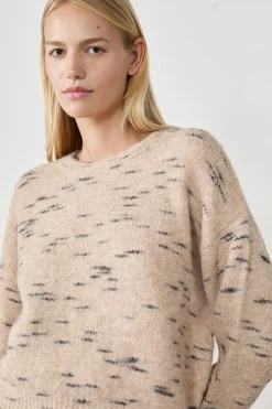 Hot ETAM Jersey de cuello redondo TAUPE