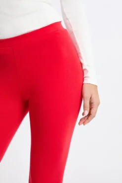 Online ETAM Leggings largos ROJO