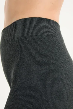 Sale ETAM Leggings largos acanalados GRIS