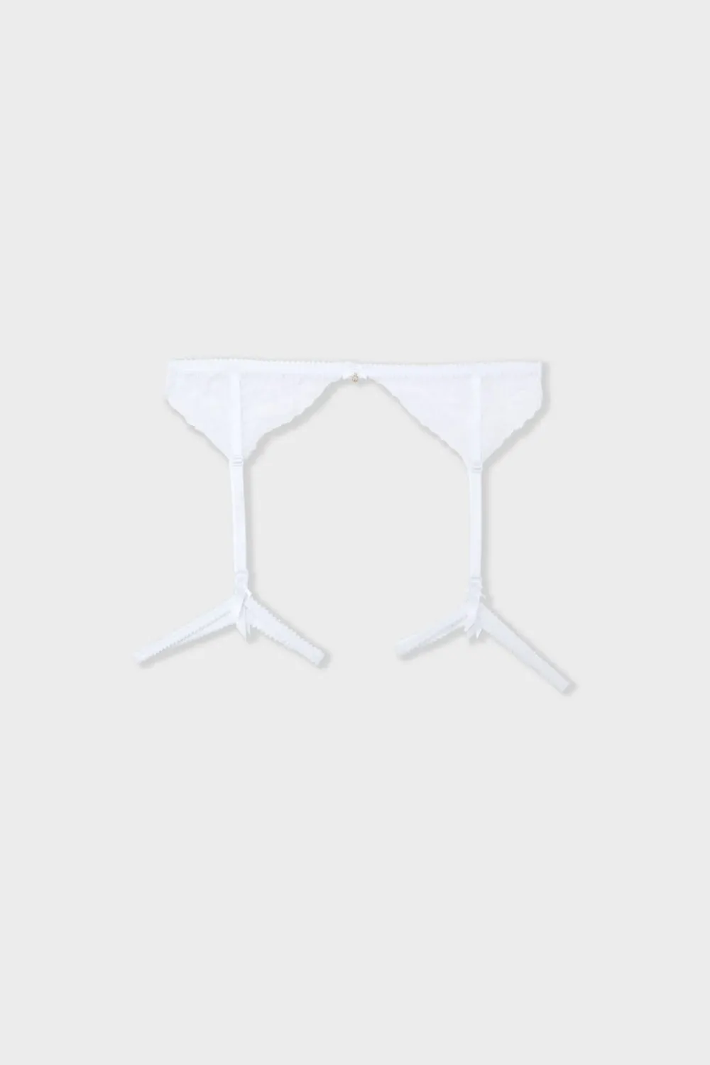 Hot ETAM Liguero de encaje BLANCO