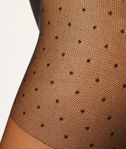 Discount ETAM Medias moldeadoras Plumetis - 15D NEGRO