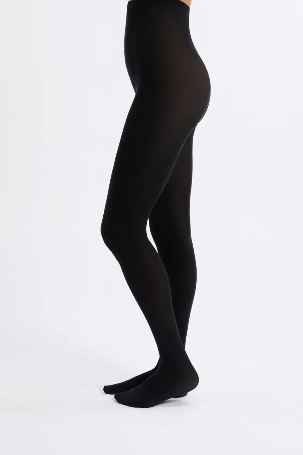 Sale ETAM Medias opacas efecto térmico Essential - 100D NEGRO