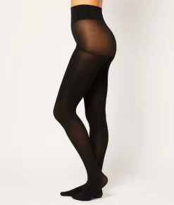 Hot ETAM Medias opacas esenciales con cintura ajustable - 60D NEGRO