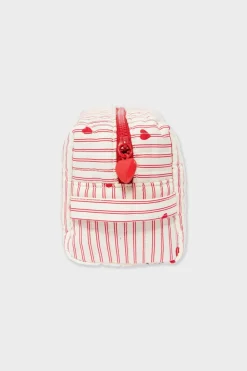 Clearance ETAM Neceser con estampado de corazones y algodón IMP FD BLANCO