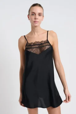 Online ETAM Nuisette satinée NOIR