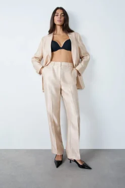 Hot ETAM Pantalón ancho ORO