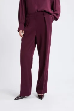 Discount ETAM Pantalón ancho recto MORADO