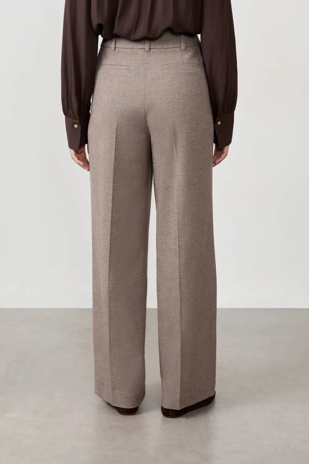 Outlet ETAM Pantalón corte ancho BEIGE