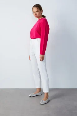 ETAM Pantalón corte zanahoria CRUDO