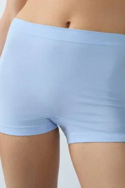 ETAM Pantalón corto de algodón para un confort óptimo AZUL CIELO