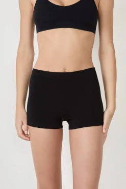 Best ETAM Pantalón corto de algodón para un confort óptimo NEGRO