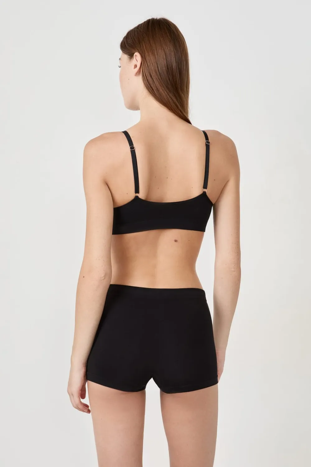 Best ETAM Pantalón corto de algodón para un confort óptimo NEGRO
