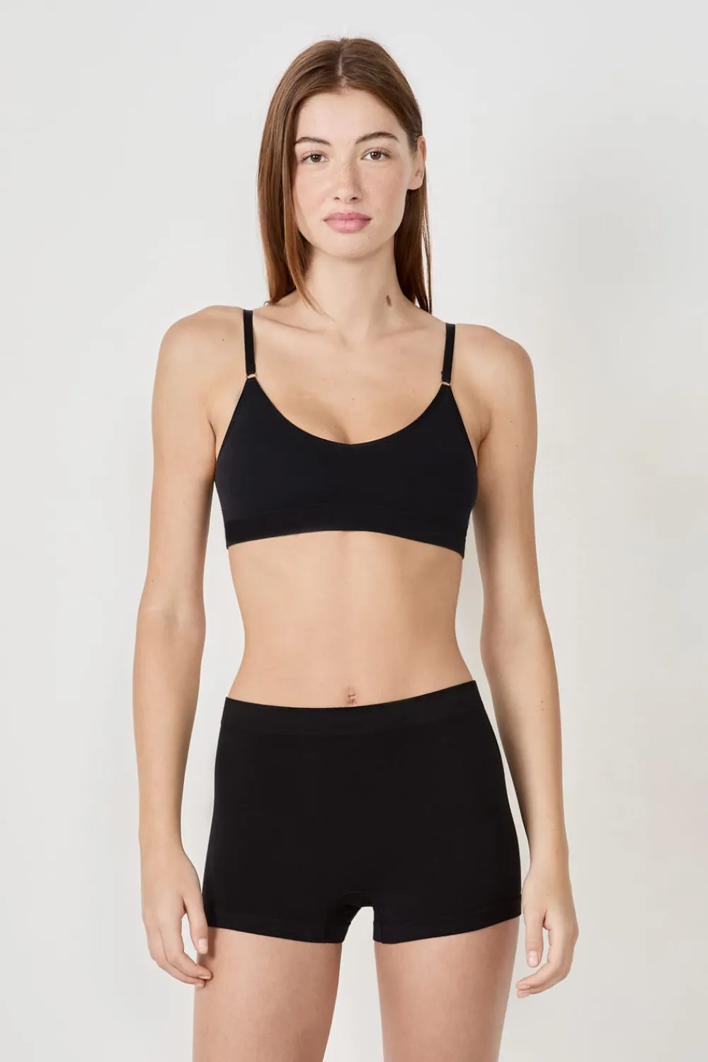 Best ETAM Pantalón corto de algodón para un confort óptimo NEGRO