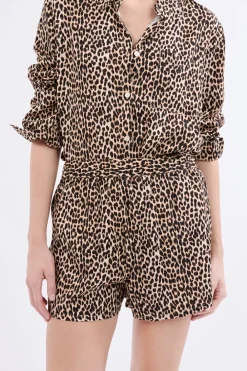Sale ETAM Pantalón corto de pijama estampados MARRÓN