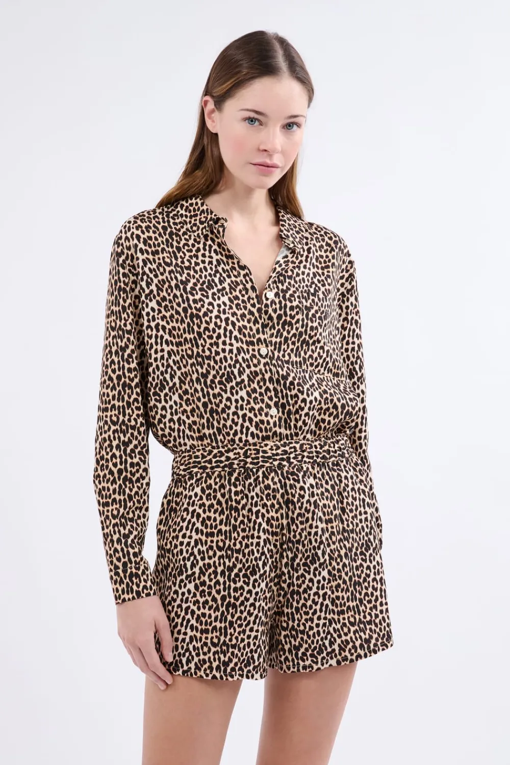 Sale ETAM Pantalón corto de pijama estampados MARRÓN