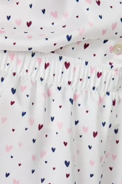 Clearance ETAM Pantalón cortos de pijama de satén con estampado de corazones MULTICOLOR