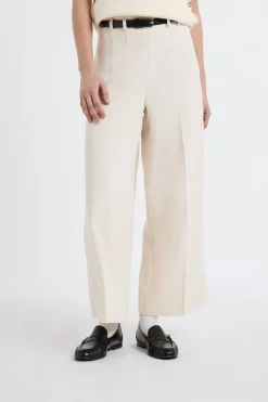 Hot ETAM Pantalón cropped lino