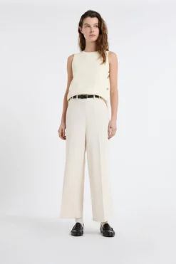Hot ETAM Pantalón cropped lino
