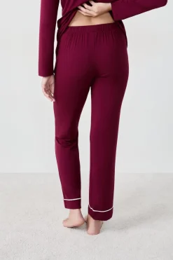Best ETAM Pantalón de pijama BURDEOS GRANATE