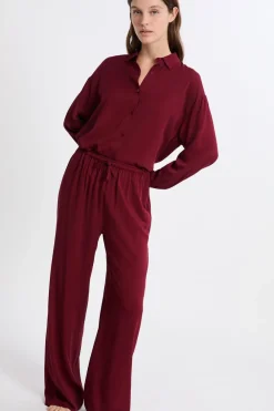 ETAM Pantalón de pijama BURDEOS GRANATE