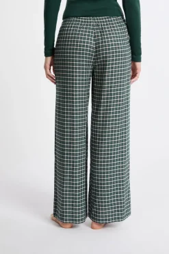 Discount ETAM Pantalón de pijama a cuadros VERDE