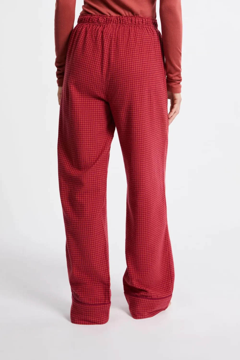 Clearance ETAM Pantalón de pijama a cuadros de algodón LADRILLO ROUX