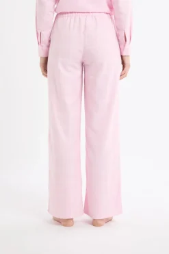 Discount ETAM Pantalón de pijama a cuadros de algodón ROSA