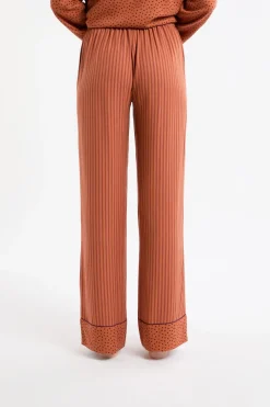 Discount ETAM Pantalón de pijama a rayas MARR&Oacute;N