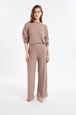 Outlet ETAM Pantalón de pijama ancho MARR&Oacute;N