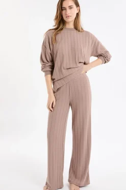 Outlet ETAM Pantalón de pijama ancho MARR&Oacute;N